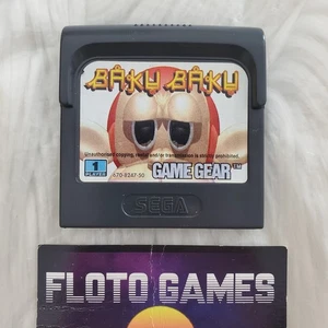 Jeu Baku Baku pour Sega Game Gear - RARE - Floto Games - Picture 1 of 2