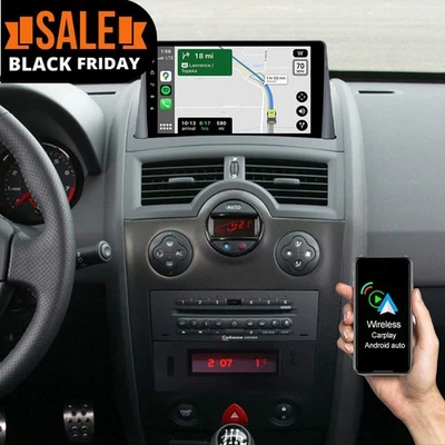 Android Autoradio Navigatore GPS Carplay 2+32GB per Renault Megane II 2002-2008 - Immagine 1 di 4