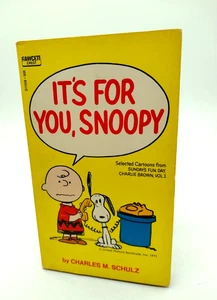 It's For You Snoopy by Charles M Schulz 1971 Paperback - Picture 1 of 7