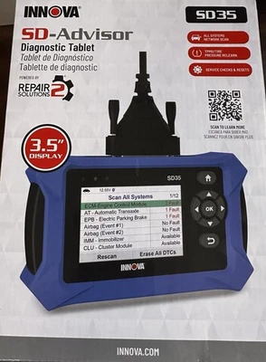 Tableta de diagnóstico Innova SD35 escáner OBD2 con pantalla de 3,5” Foto 1 de 4