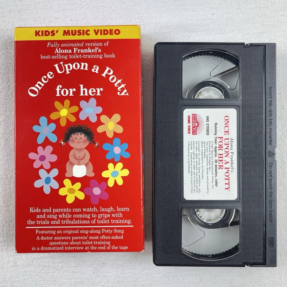 Once Upon a Potty - For Her (VHS, 2001) Kids Music Video Very Good - Image 1 of 2