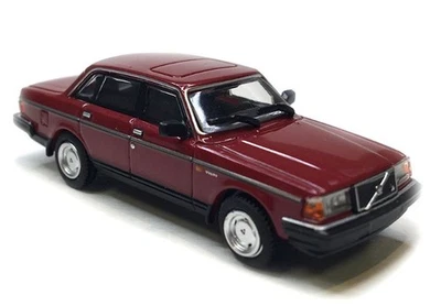 MINICHAMPS, VOLVO 240 GL 1986 Rosso scuro metallizzato, 1/87,  MNC870171402 - Immagine 1 di 2
