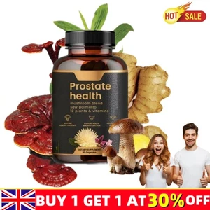 Prostate Health Capsules Support for Men’s Wellness 90pcs Natural Body Care New - Picture 1 of 10