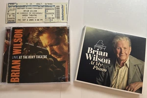 Brian Wilson 2 CDs: Live At The Roxy Theatre (2 CDs 2000 ) & At My Piano (2021) - Picture 1 of 5