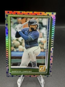 2025 Panini Donruss Junior Caminero #40 - Star Foil / #250 Rays - Picture 1 of 3