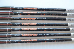 Honma Vizard For TW747 85S Stiff Flex Graphite Iron Shafts 4-PW .355 Pullouts - Picture 1 of 3