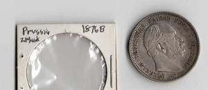 1876 B Germany Prussia 2 Mark Coin - Picture 1 of 11