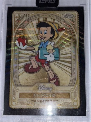 2025 Topps Chrome Disney Minted PINOCCHIO #d 1/10 - Image 1 of 3