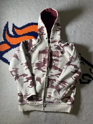 Vintage DC Shoes AOP Zip-up Hoodie Size Small Vintage Skateboard Grunge!!!!!!!!! - Image 1 of 4