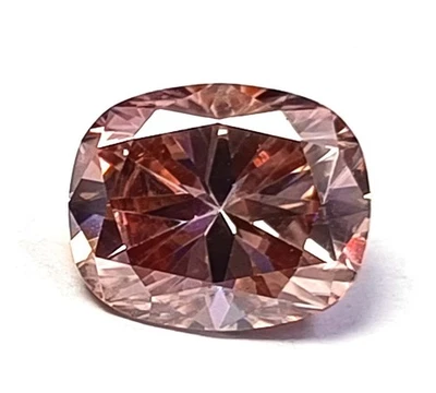 Pink Lab-Grown Diamond 3.9 Ct Cushion Cut VVS1 Clarity EGL Certified Gems "5NSQ - Image 1 of 4