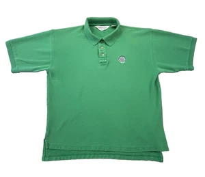 Vintage Wimbledon Men Polo Shirt M 40 Green Cotton The Championships Tennis RARE - Picture 1 of 24