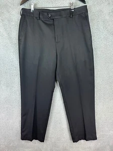 Izod Golf Pants Mens 36X30 Non Slip Waist Lightweight Stretch Black Performance - Picture 1 of 10