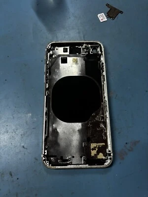 Repuesto Carcasa Trasera PERSONALIZADA iPhone 8 Negro+Blanco- Envío Rápido 💨 Foto 1 de 4