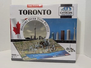 Toronto - Canada - Puzzle Tempo Paesaggio Urbano 4D - Età 8+ (Nuovo e Sigillato) - Foto 1 di 5