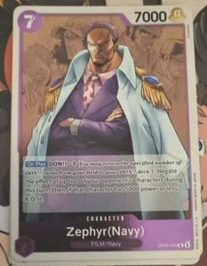 OP06-074 - x3 Zephyr (Navy) - Rare - Wings Of The Captain - Neu - One Piece Set  - Bild 1 von 2