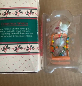 Reloj Navidad Enesco Treasury Ornamento 1988 Nuevo - Imagen 1 de 1