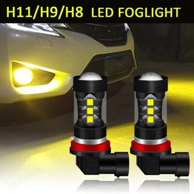 Bombillas antiniebla LED H11 dorado amarillo para BMW 320i 328i 335i 525i 528i 535i xDrive Foto 1 de 4
