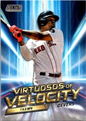 2023 Stadium Club: Virtuosos of Velocity #VV-16 Rafael Devers - Image 1 of 2