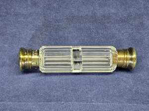 Duftflakon Frances Douglas Sterlingsilber vergoldet doppelendig um 1800 - Bild 1 von 24
