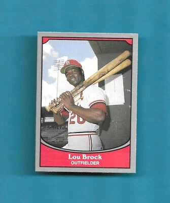 1990 Pacific BASEBALL LEGENDS Card # 12 LOU BROCK ST. LOUIS EXCEPTIONAL! - Image 1 of 2