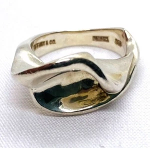 Tiffany & Co Elsa Peretti 925 Calla Lilie Ring Größe 5,25 - Bild 1 von 9