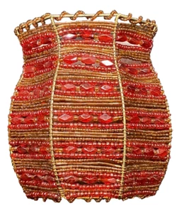 PartyLite Moroccan Spice Beaded Sconce Retired NIB P8334 - Picture 1 of 14