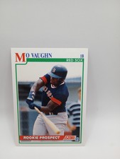 Mo Vaughn 1991 Score Rookie Card #750 Boston Red Sox