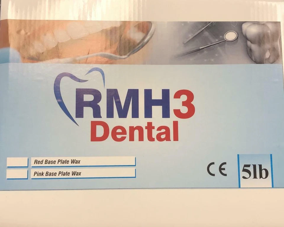 Placa base dental cera perfeita rosa 5 lb laboratório/joias para todas as estações - Imagem 1 de 4