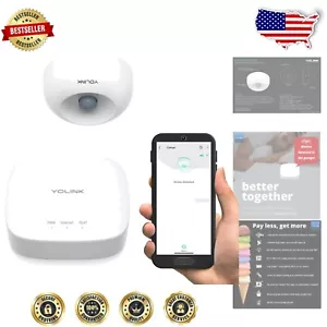 Battery-Powered Wireless Motion Detector - Long-Range & Easy Setup, Hub Included - Picture 1 of 11