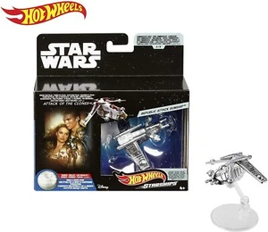 Star Wars Hot Wheels Starships Commemorative Series 2/9 REPUBLIC ATTACK GUNSHIP - Picture 1 of 10