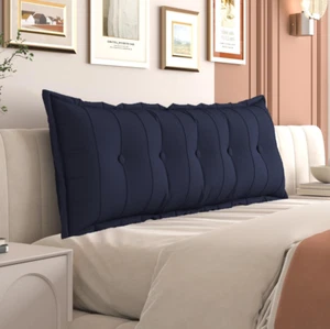 Large Headboard Pillow Queen Soft Daybed Pillows Bolster for Bed Back Pillow for - Picture 1 of 7