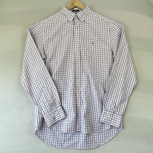 Gant Long Sleeve Shirt Mens Size L Check Pink The Oxford Gingham Regular Button - Picture 1 of 9