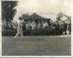 1932 Press Photo Cyril Tolley Amatuer Golf Tournement - nes16182