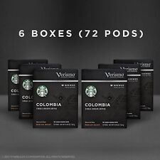Starbucks VERISMO Pods - Brewed, Medium Roast Coffee - Colombia - (72) Pods