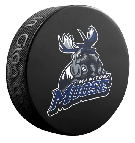 MANITOBA MOOSE AHL SOUVENIR HOCKEY PUCK *NEW* Cover