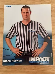 FOTO PROMOCIONAL OFICIAL BRIAN HEBNER 2011 TNA IMPACT WRESTLING 8X10 SIN FIRMAR WWE - Imagen 1 de 2