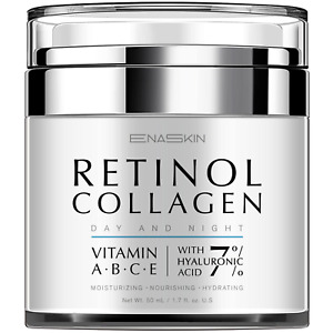 Retinol Cream for Wrinkles: Face Collagen Cream for Tightening Skin - anti Aging