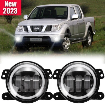 LED Fog Light Lamps For Nissan Frontier Titan Armada Navara 2005-2019 Left Right - Image 1 of 4