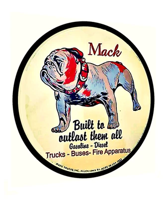 Mack truck sign sticker vintage retro 1953 reproduction laptop bumper 4 sizes - Image 1 of 4