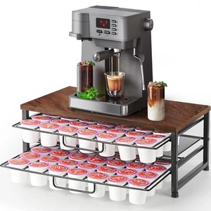 ECOLOVI K Cup Holder Organizer for 70 Pods, 2-Tier Coffee Pod Holder for K-Cu... - Picture 1 of 6