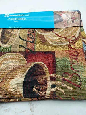Essential Home Table Runner Brew Coffee 13x72in  - Image 1 of 4