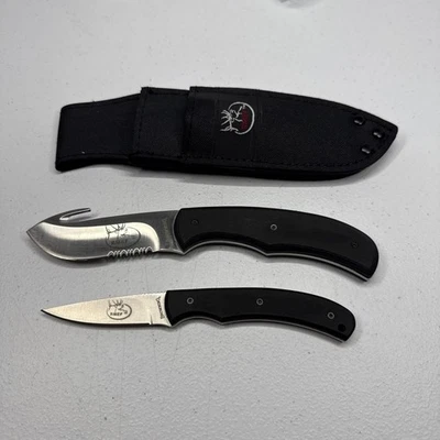 Juego de cuchillos coleccionistas Browning RMEF modelo 154 con funda Foto 1 de 3