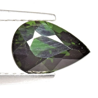 Потрясающий красивый драгоценный камень турмалин хром 1,42 карата лучшее изменение цвета россыпью - Изображение 1 из 2