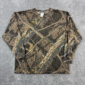 Vintage Mossy Oak Camo Shirt Mens 2XL Shadow Branch Camouflage Hunting Outdoors - Picture 1 of 5