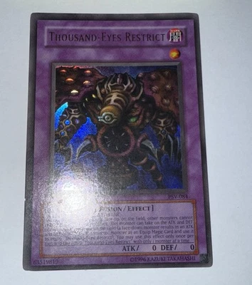 Yugioh Thousand-Eyes Restrict PSV-084 Ultra Rare Original Print (MP) - Image 1 of 4