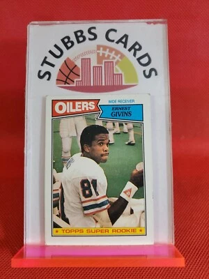 1987 Topps Football #310 Ernest Givins Houston Oilers Wide Receiver - Image 1 of 2
