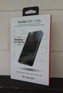 twelvesouth StayGo USB-C Hub, USB-Dockingstation f. MacBook/iPad pro - Bild 1 von 8