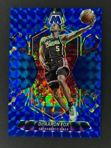 2023-24 Panini Mosaic - #163 De"Aaron Fox Blue Mosaic /199 - Picture 1 of 3