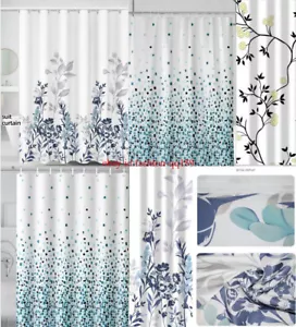 2024 Duschvorhang Textil Badewannenvorhang wasserdicht 300x200cm inkl. Ringe - Bild 1 von 19