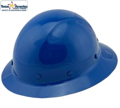 Dynamic Wolfjaw Full Brim Fiberglass Hard Hat 8 Pt Ratchet - Blue - Image 1 of 4